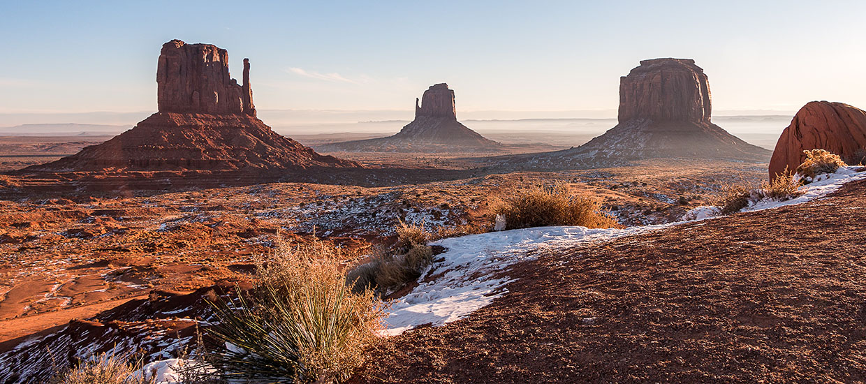 Monument Valley in the Navajo Tribal Park in Arizona, United States. Stock image from Unsplash.
